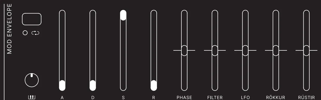 Mod Envelope section